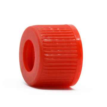 Bouchon ouvert de raccord réservoir rouge