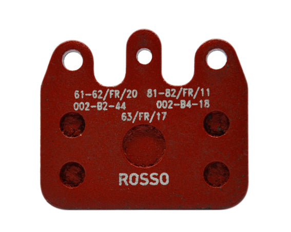 Plaquette de freins arrière V09/11 rouge