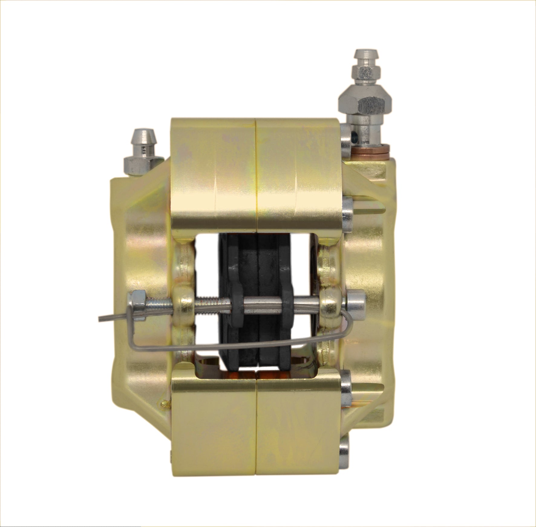 Pince étrier avant up/V09/11 noir G gauche or complète