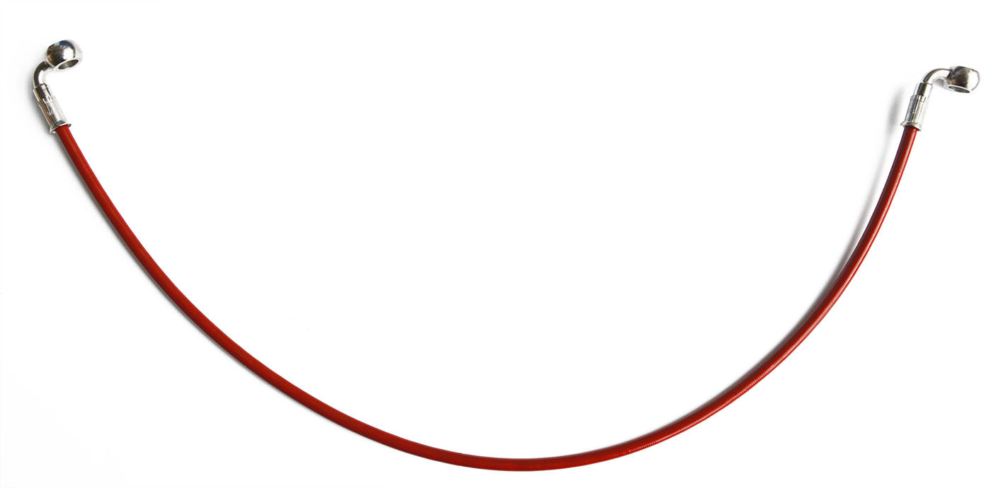 Tube de frein à oeillet 635mm rouge mini