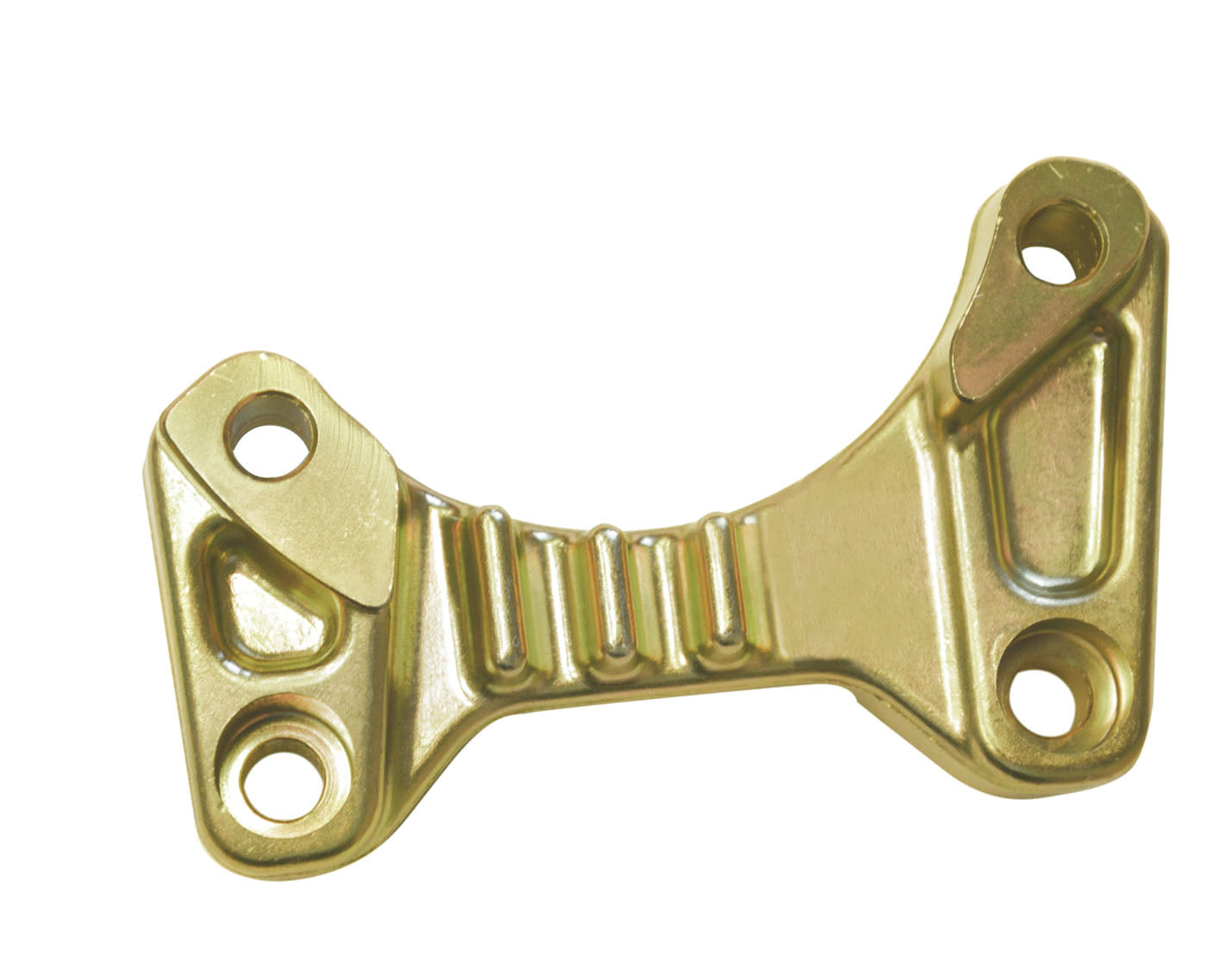 Support platine étrier arrière V11 Ø192 noir G or