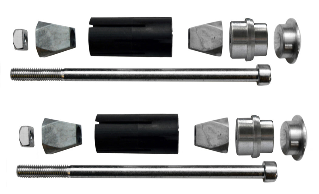 Kit manchon complet fixation arrière la paire Ø28 KG mini+OKJ