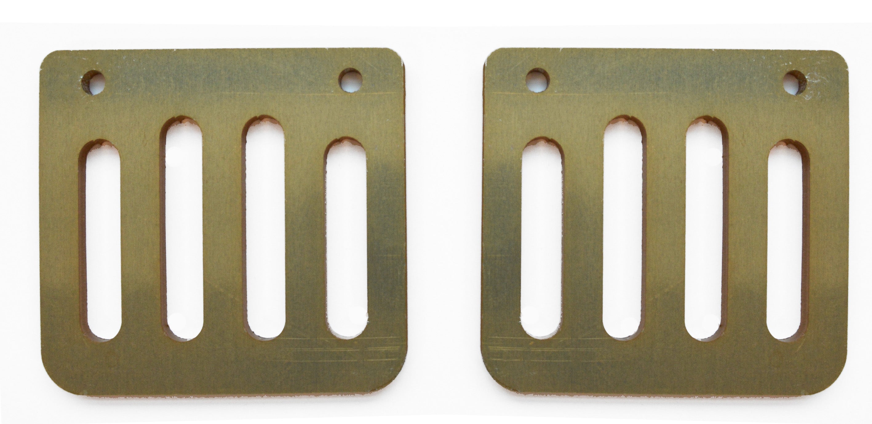 Support de pieds plaque auxiliaire aluminium or